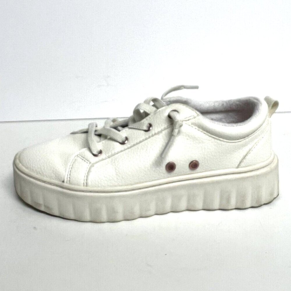 Roxy Girls' Sheilahh Lace-Up Sneaker White 5 M Big Kid